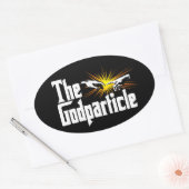 Higgs Boson The Godteilchen - Funny Physical Nerd Ovaler Aufkleber (Umschlag)