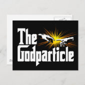 Higgs Boson The Godteilchen - Funny Physical Nerd Postkarte (Vorne/Hinten)