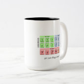 Higgs Boson v1b Zweifarbige Tasse (VorderseiteRechts)