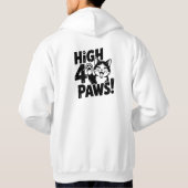High 4 Paws Cat Hoodie (Rückseite)