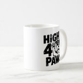 High 4 Paws Dog Kaffeetasse (VorderseiteRechts)