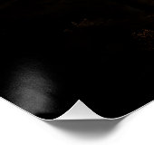 High Atlas Gebirge Sonnenstrahl Poster (Ecke)