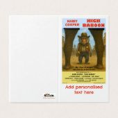 High Baboon Movie Parodie (Außenseite Aufgefaltet)
