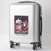 High Beams Holiday Custom Cut Stickers Aufkleber (Koffer)