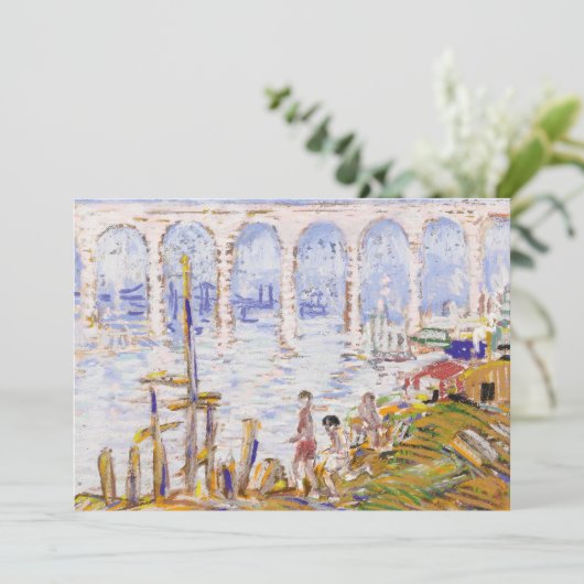 High Bridge Harlem River | George Luks (Stehend Vorderseite)