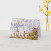 High Bridge Harlem River | George Luks Karte (Gelbe Blume)