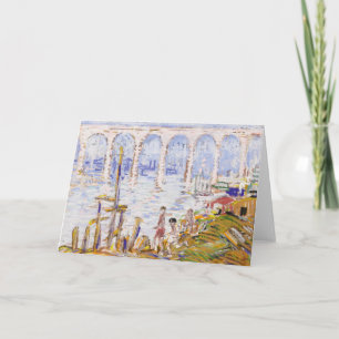 High Bridge Harlem River   George Luks Karte