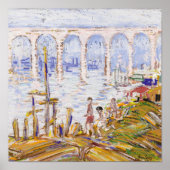 High Bridge Harlem River | George Luks Poster (Vorne)