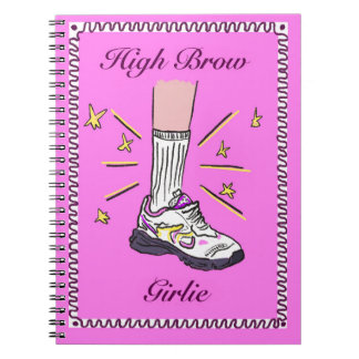 High Brow Girlie Spiral Notebook Notizblock