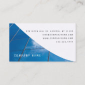 High Buildings Window Cleaning Service Company Visitenkarte (Rückseite)