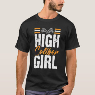 High Caliber Girl Women's Gun 2. Änderung Patri T-Shirt