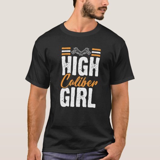 High Caliber Girl Women's Gun 2. Änderung Patri T-Shirt (Vorderseite)