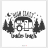 High Class Trailer Trash Aufkleber (Blatt)