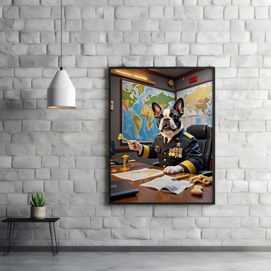 High Command Frenchie: Snacks in Sight Poster