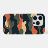 High-Contrast Camo Pattern – Bold Military-Inspire iPhone Hülle (Rückseite (Horizontal))