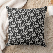 High-Contrast Comfort: Modular Noir Echo Abstract Kissen (Decke)