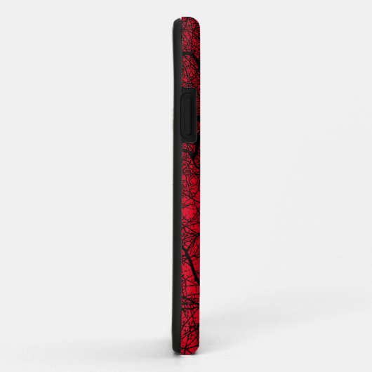 High Contrast Tree - Red iPhone Case (Hinten/Rechts)