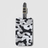 High contrast urban camouflage gepäckanhänger (Vorderseite Vertikal)