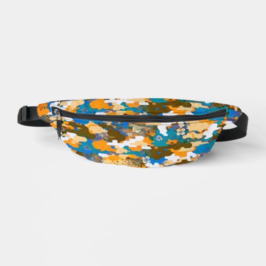 High-contrast Urban Digital Camouflage Pattern  Bauchtasche (Vorderseite)