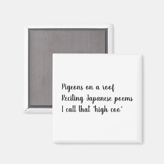 High Coo Magnet (Vorderseite/Rückseite)