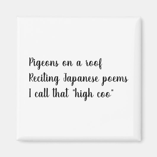 High Coo Magnet (Vorne)