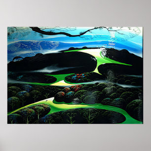 High Country Meadow - Magischer Realismus Eyvind Poster