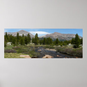 High Country Mountain Stream III im Yosemite Poster