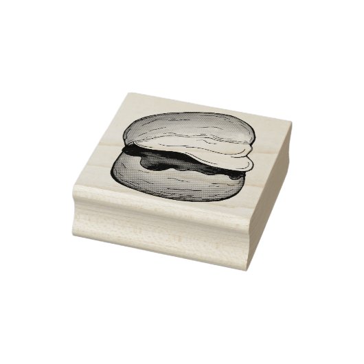 High Cream Tee Scone Jam UK British Bakery Food Gummistempel (Stempel)