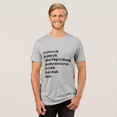 High Crimes & Misdemeanors - Impeach Bondi Blanche Tri-Blend Shirt (Vorderseite voll)