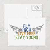 HIGH Custom Postcard - wählen Sie Stil & Farbe Postkarte (Vorne/Hinten)