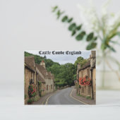High def Fotografie von Castle Combe England Postkarte (Stehend Vorderseite)