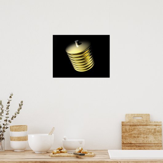 High Density-Memory-Chipstack Poster (Küche)