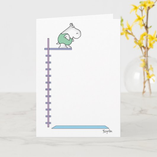 HIGH DIVE von Boynton Karte (Gelbe Blume)