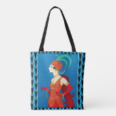 High-End-Art-Deco-Mode-Tasche Tasche (Rückseite)