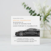 High-End Auto Affair Einladung (Stehend Vorderseite)