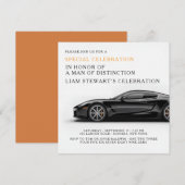 High-End-Auto-Veranstaltung Einladung (Vorne/Hinten)