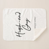 High-End Gay - Der weiße Lotus Sherpadecke (Vorderseite (Horizontal))