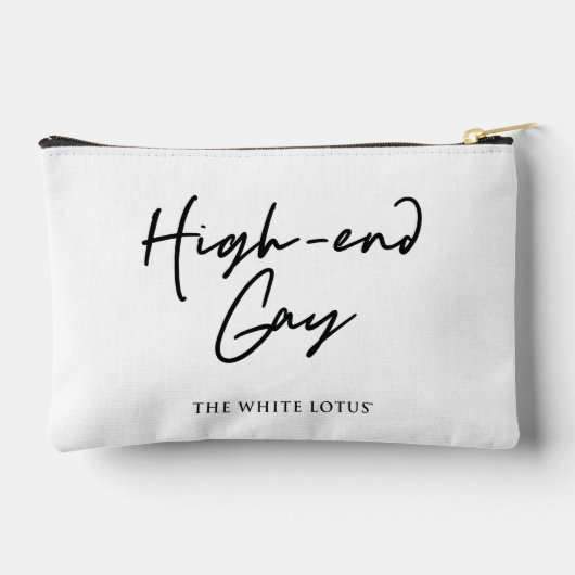 High-End Gay - Der weiße Lotus Zubehörtasche (Rückseite)