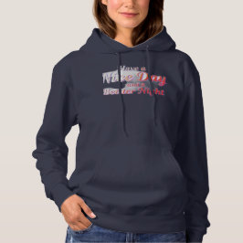 High-End Optimismus: Gold Text Universeller Wunsch Hoodie