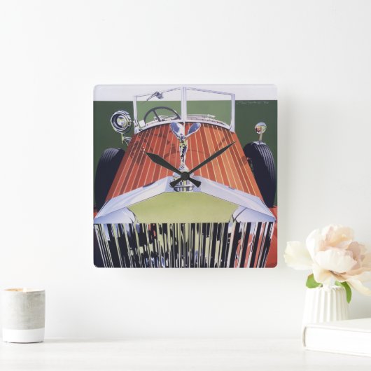 High End Quadratische Wanduhr (Zuhause)