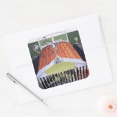 High End Quadratischer Aufkleber (Umschlag)