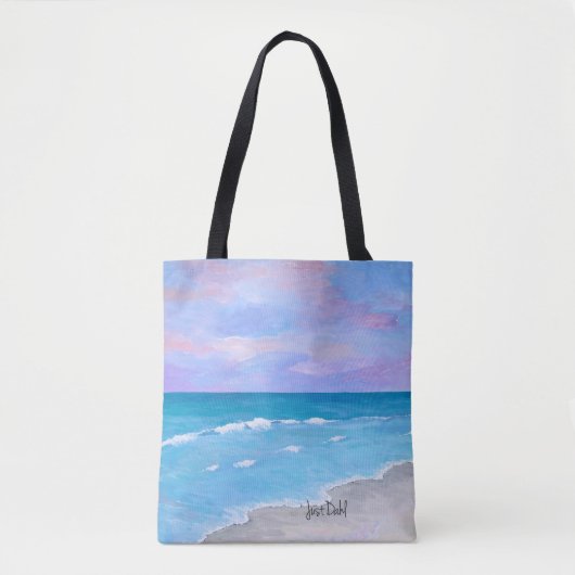 High-end Sunset Beach Tote Tasche (Vorderseite)