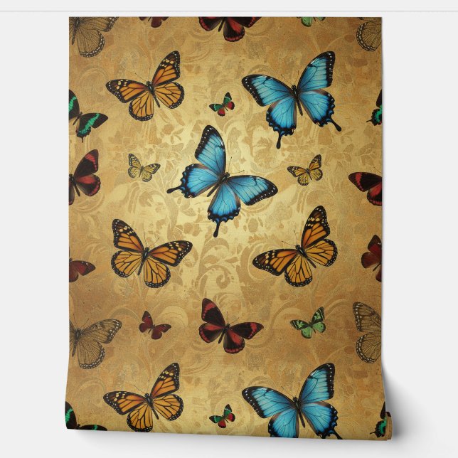 High End Textured Authentic Butterfly Design Tapete (Abrollen)