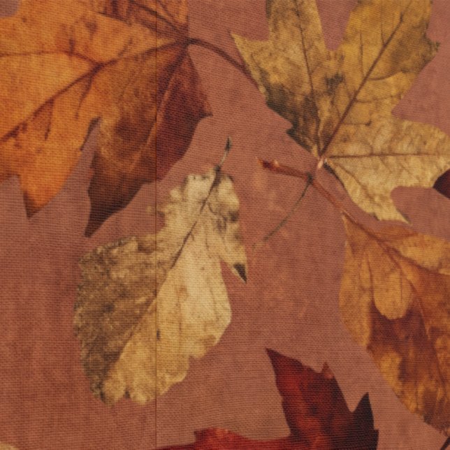 High End Textured Maple Leaf Design Tapete (Naht)