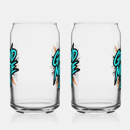 High Energy "Grind Mode On" Hustle Dosenglas (Links)