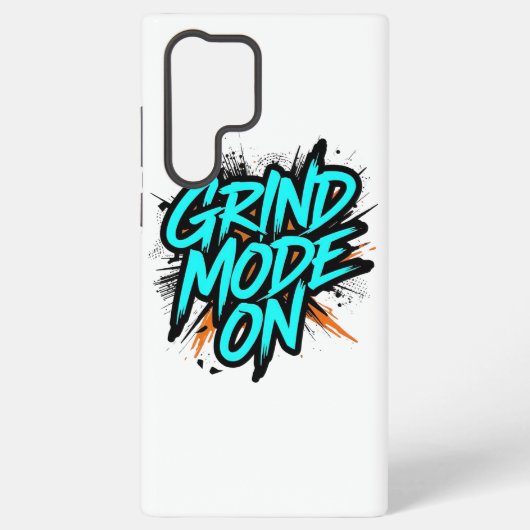 High Energy "Grind Mode On" Hustle Samsung Galaxy Hülle (Rückseite)