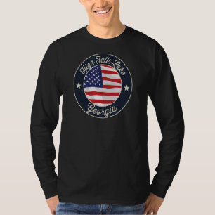 High Falls Lake Patriotic Georgia Souvenir T-Shirt