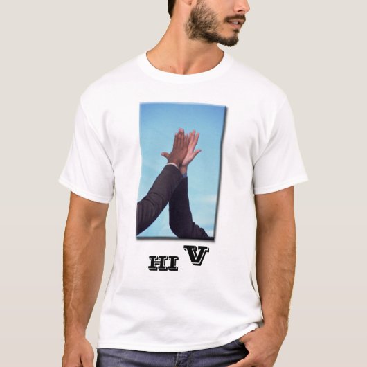 high_five2, HI, V T-Shirt (Vorderseite)