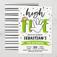 High Five Birthday Hi 5. Geburtstagsparty