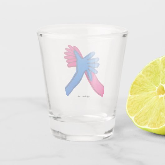 High Five...Ish shot glass Schnapsglas (Rückseite)
